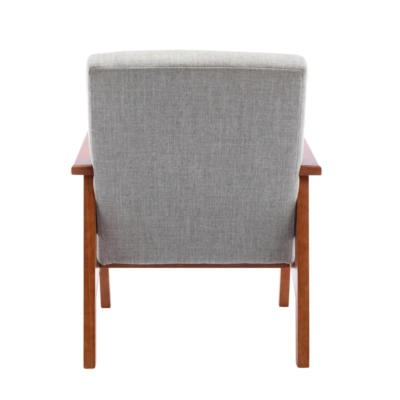 Porthos Home Layla Fabric Upholstered Accent Chair with Beechwood Legs