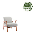 Porthos Home Layla Fabric Upholstered Accent Chair with Beechwood Legs