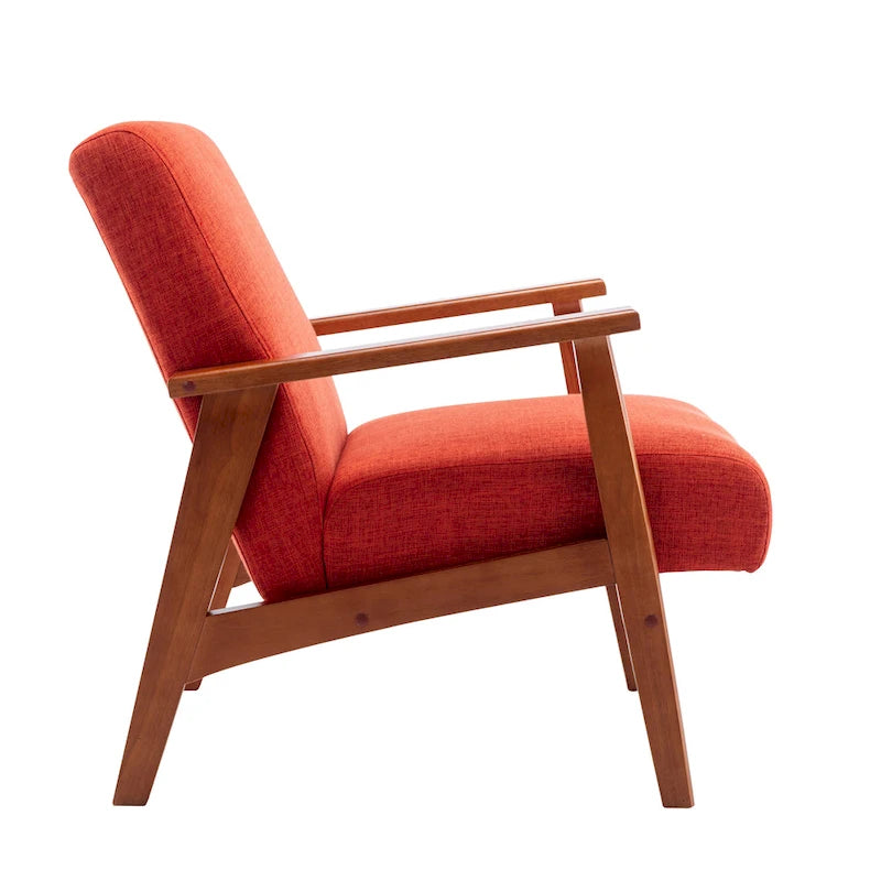 Porthos Home Layla Fabric Upholstered Accent Chair with Beechwood Legs