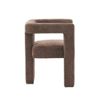 Set van 1 chique, stoffen gestoffeerde accentfauteuil in tonvorm