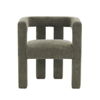 Set van 1 chique, stoffen gestoffeerde accentfauteuil in tonvorm