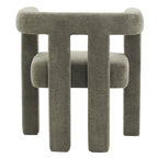 Set van 1 chique, stoffen gestoffeerde accentfauteuil in tonvorm