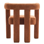 Set van 1 chique, stoffen gestoffeerde accentfauteuil in tonvorm