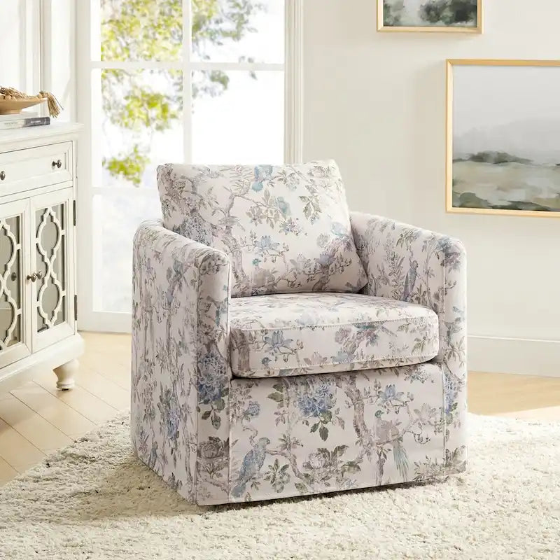 Erkenbald modern, levehető párnás, forgatható huzatos fotel a HULALA HOME-tól