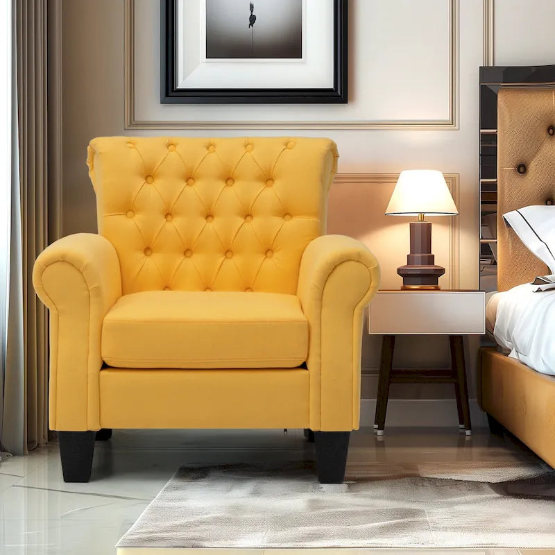 Sillón decorativo moderno Pellebant, sillón club para sala de estar