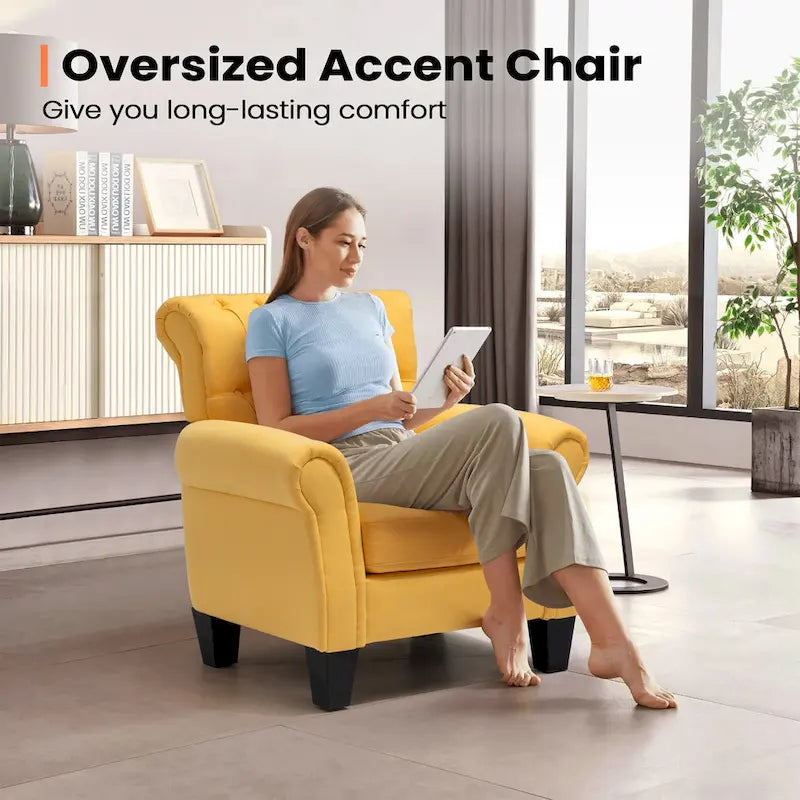 Pellebant Modern Accent Chair Club Armchair for Living Room