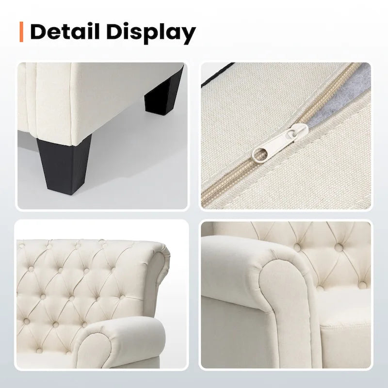 Pellebant Modern Accent Chair Club Armchair for Living Room