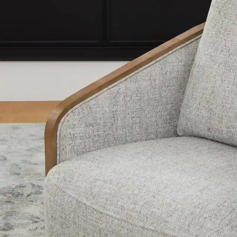 Skyler modern, kárpitozott, forgatható vödörfotel nappaliba