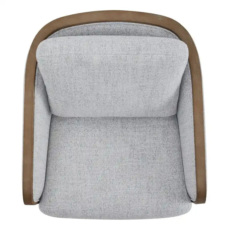 Skyler modern, kárpitozott, forgatható vödörfotel nappaliba