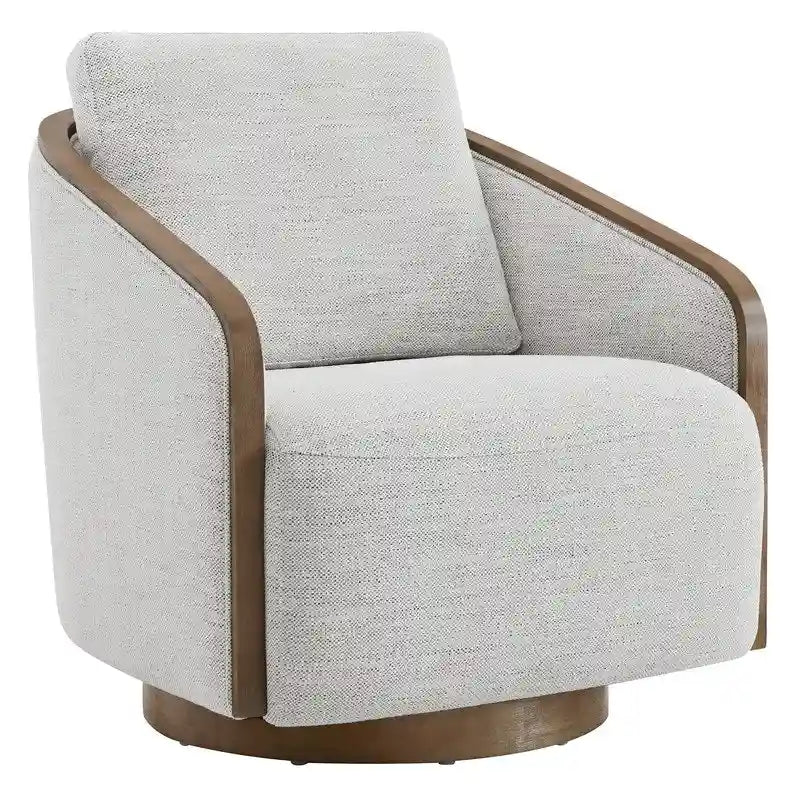 Skyler modern, kárpitozott, forgatható vödörfotel nappaliba