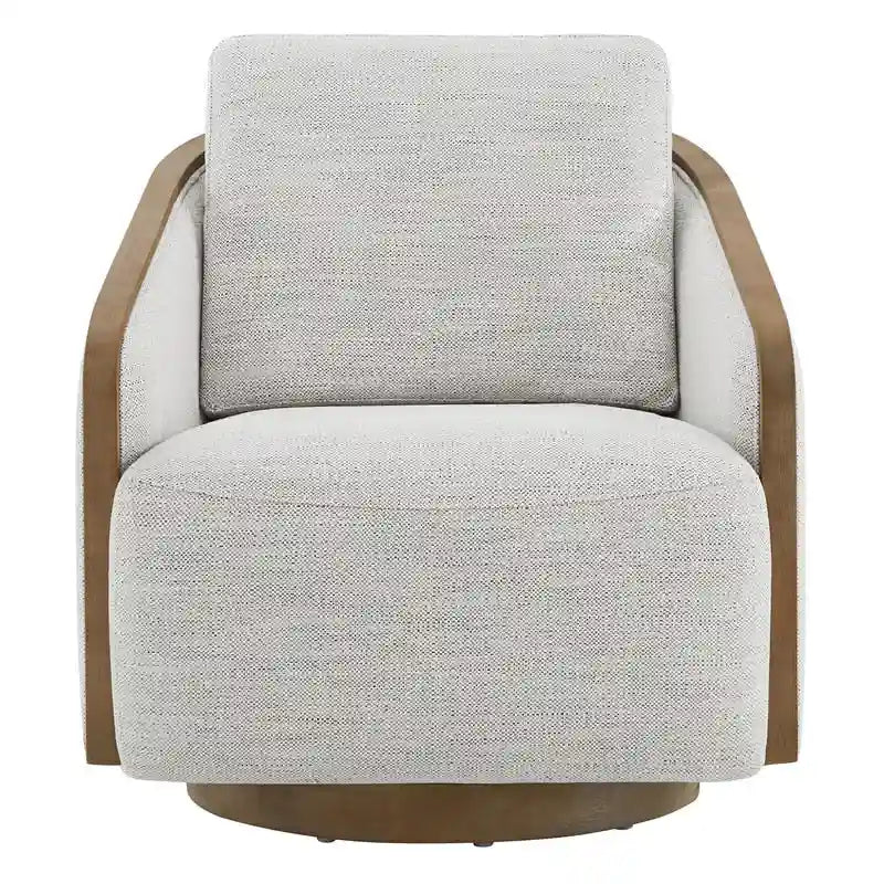 Skyler modern, kárpitozott, forgatható vödörfotel nappaliba
