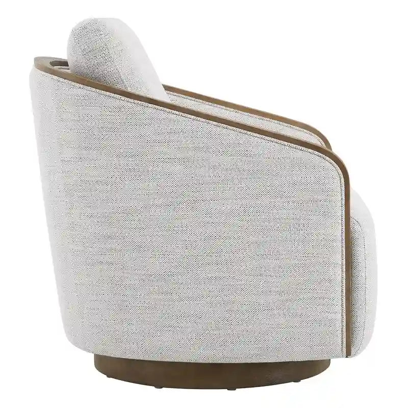 Skyler modern, kárpitozott, forgatható vödörfotel nappaliba