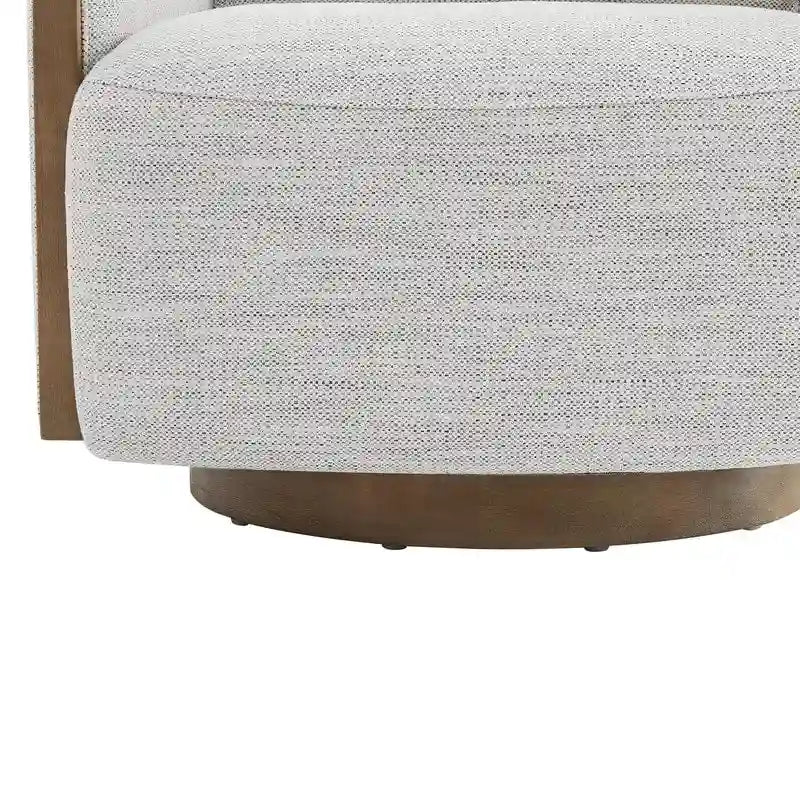 Skyler modern, kárpitozott, forgatható vödörfotel nappaliba