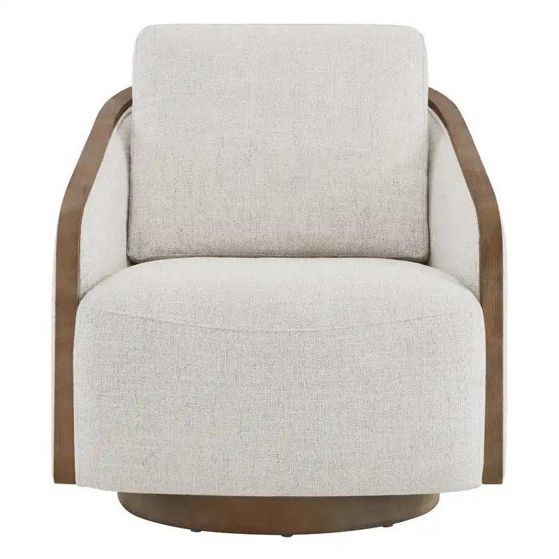 Skyler modern, kárpitozott, forgatható vödörfotel nappaliba