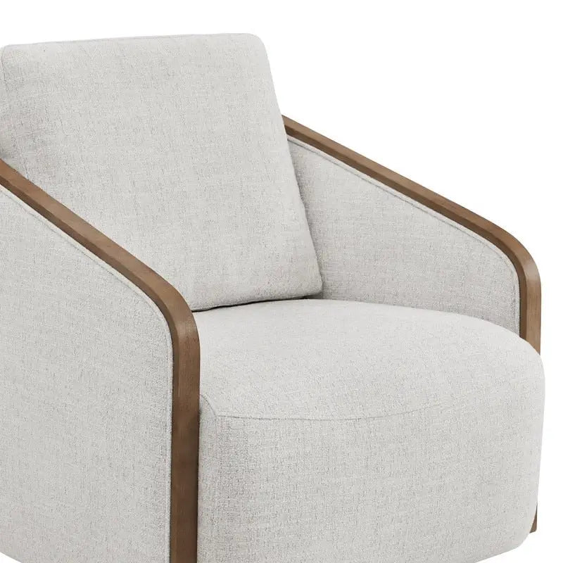 Skyler modern, kárpitozott, forgatható vödörfotel nappaliba