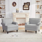 Set di 2 poltrone d'accento con borchie decorative Huimo