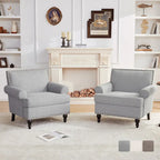 Set di 2 poltrone d'accento con borchie decorative Huimo