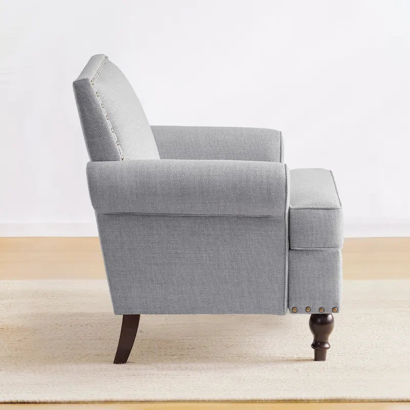 Set di 2 poltrone d'accento con borchie decorative Huimo