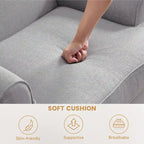 Set di 2 poltrone d'accento con borchie decorative Huimo