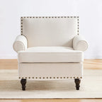Set di 2 poltrone d'accento con borchie decorative Huimo