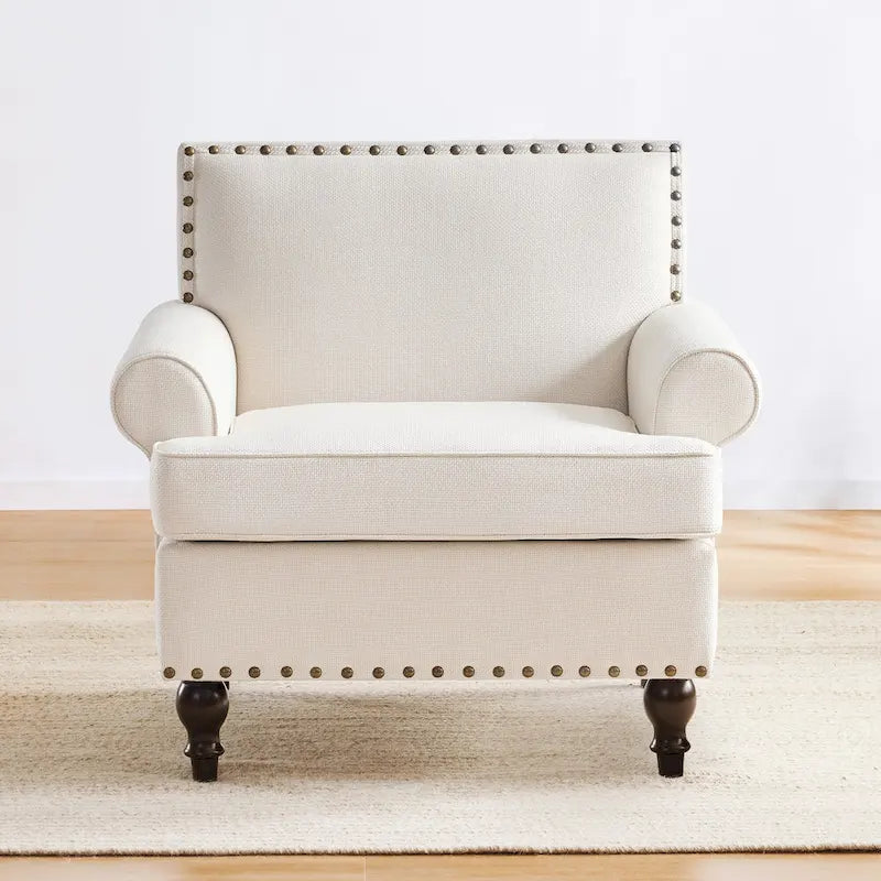 Set di 2 poltrone d'accento con borchie decorative Huimo