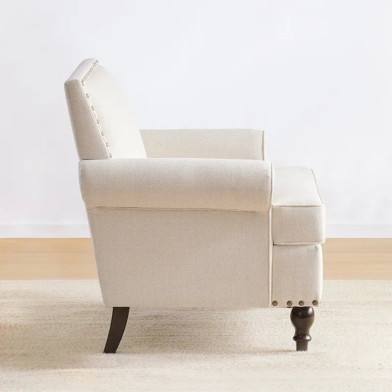 Set di 2 poltrone d'accento con borchie decorative Huimo