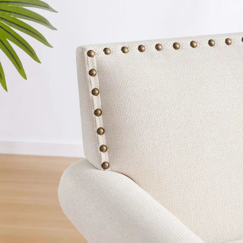 Set di 2 poltrone d'accento con borchie decorative Huimo