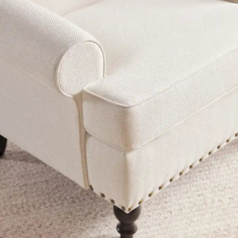 Set di 2 poltrone d'accento con borchie decorative Huimo
