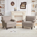 Set di 2 poltrone d'accento con borchie decorative Huimo