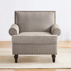 Set di 2 poltrone d'accento con borchie decorative Huimo