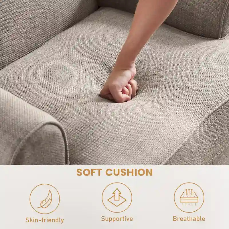 Set di 2 poltrone d'accento con borchie decorative Huimo