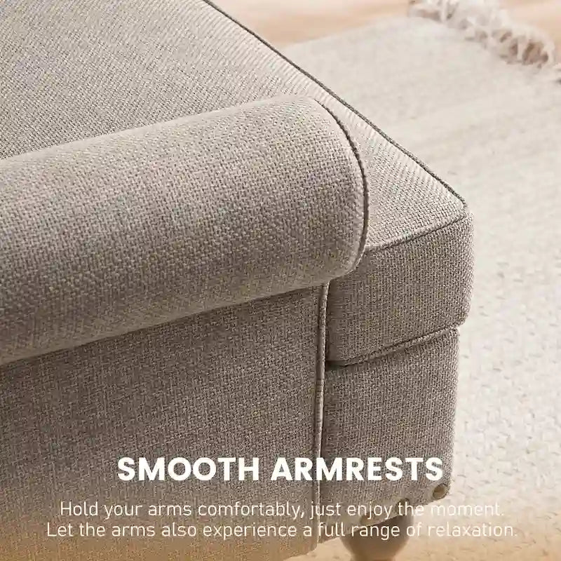 Set di 2 poltrone d'accento con borchie decorative Huimo