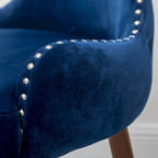 Roundhill Furniture Lindale Mid-Century-moderner Samt-Akzentsessel