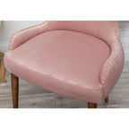 Roundhill Furniture Lindale Mid-Century-moderner Samt-Akzentsessel