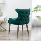 Roundhill Furniture Lindale Mid-Century-moderner Samt-Akzentsessel