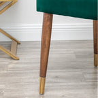 Roundhill Furniture Lindale Mid-Century-moderner Samt-Akzentsessel