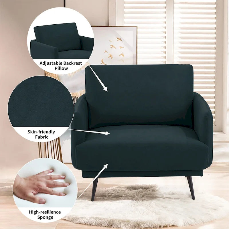 Karaka 37.5W Oversized Armchair Leisure Sofa Accent Chair
