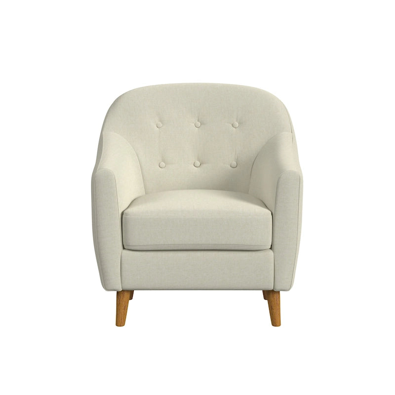 Sillón decorativo capitonado con botones de HomePop
