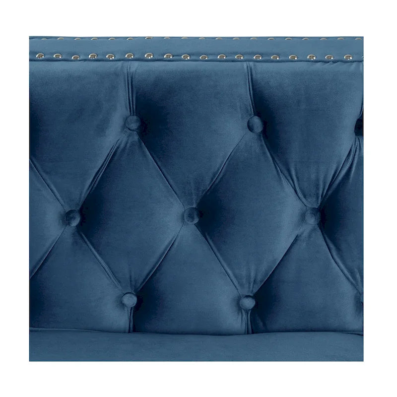 Modernes Sofa aus tiefem niederländischem Samt