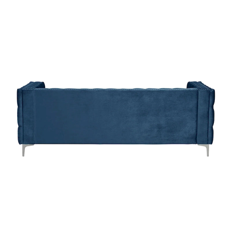 Modernes Sofa aus tiefem niederländischem Samt