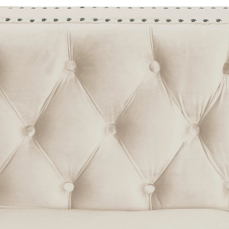 Modernes Sofa aus tiefem niederländischem Samt