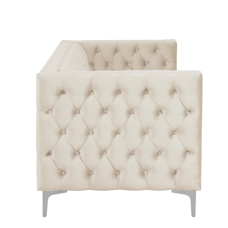 Modernes Sofa aus tiefem niederländischem Samt