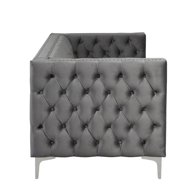 Modernes Sofa aus tiefem niederländischem Samt