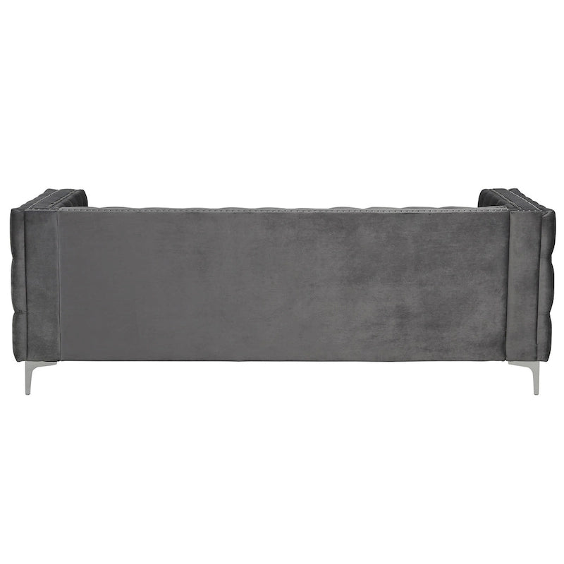 Modernes Sofa aus tiefem niederländischem Samt