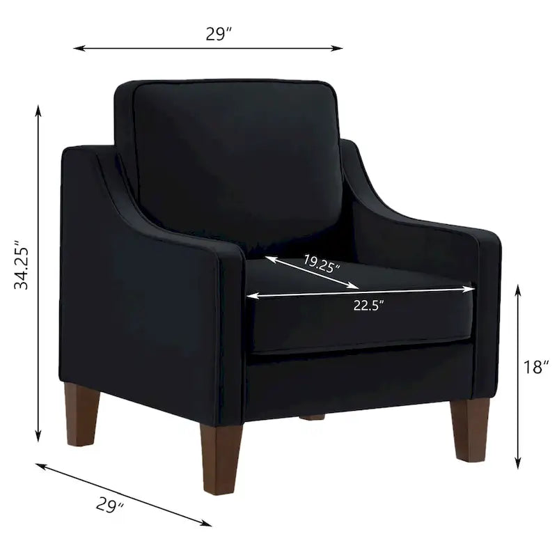 Modern Upholstered Accent Chair for Living Room,Bedroom