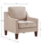 Modern Upholstered Accent Chair for Living Room,Bedroom