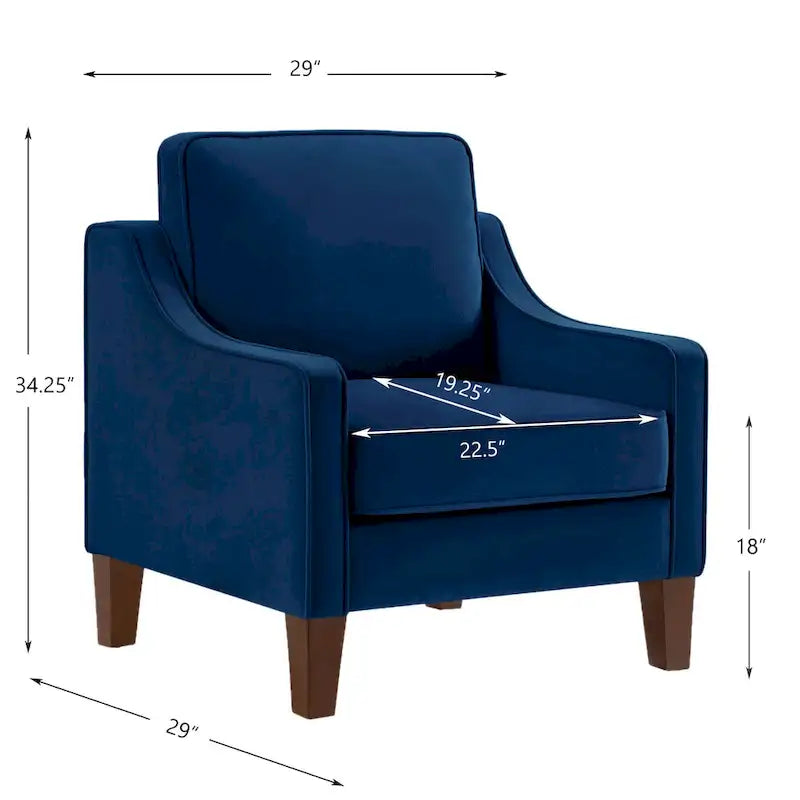 Modern Upholstered Accent Chair for Living Room,Bedroom