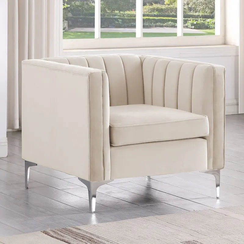 Sillón decorativo tapizado para sala de estar Morden Fort