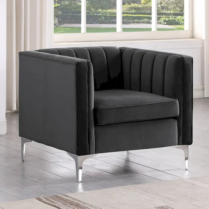 Sillón decorativo tapizado para sala de estar Morden Fort