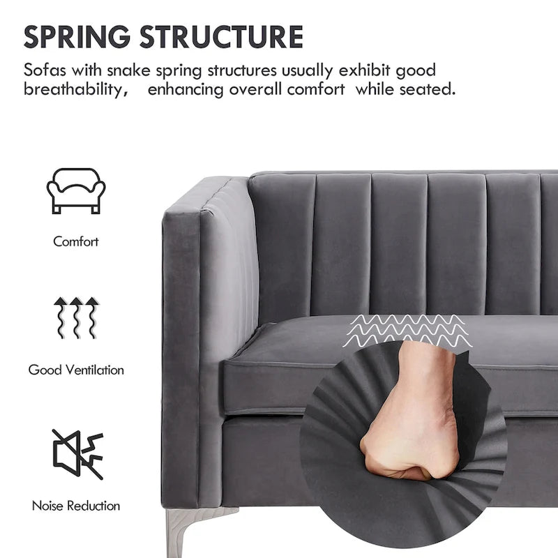 Sillón decorativo tapizado para sala de estar Morden Fort